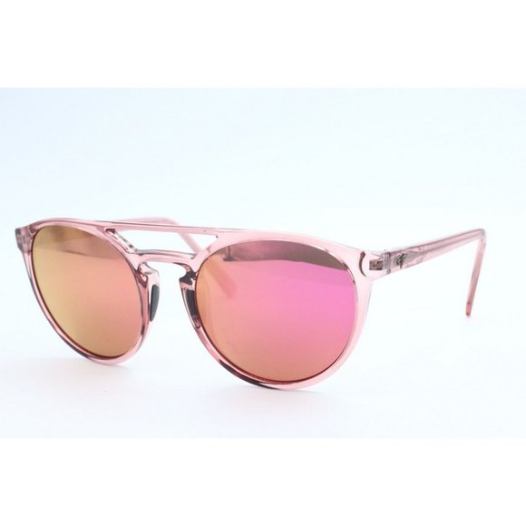 Maui Jim Ah Dang MJ 781-12C Round Polarized Sunglasses Maui Rose Lens 51.5mm (A) main image 6
